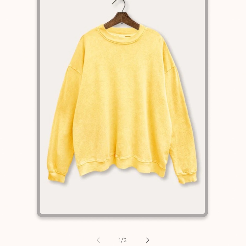 Classic White Crewneck Sweatshirt
